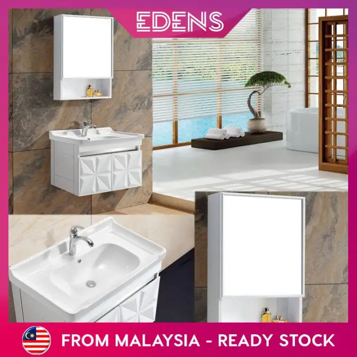 Edens Aluminum Simple Bathroom Cabinets, Bathroom Vanity And Sink Combo