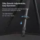 SmallRig 73" Video Tripod Kit with Pan Tilt Fluid Head for Vertical/Horizontal Shooting Max Load 15kg for Camcorder Mirrorless DSLR CT195 4307. 