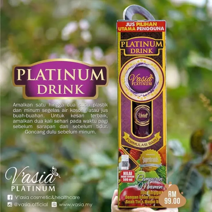 V Asia Jus Platinum Drink Lazada