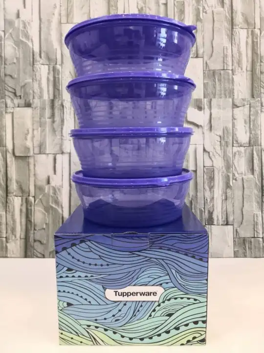 Tupperware LUPINE Big Wonders Bowls 4X1.4L (Virtually Airtight and Liquid Tight)