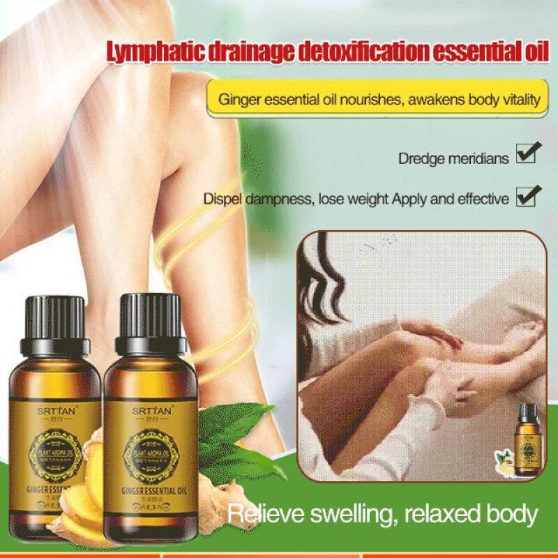 Gambar ?Hot?Lymphatic drainage detoxification essential oil 10ml