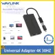 Wavlink USB 3.0 to Dual HDMI Graphics Adapter USB to Type-C to Dual HDMI Converter Max 4K (3840x2160) display output with Type-A/C input and dual HDMI port output, supports Windows 7/8/8.1/10, Mac OS 10.10x or above, Chrome.. 