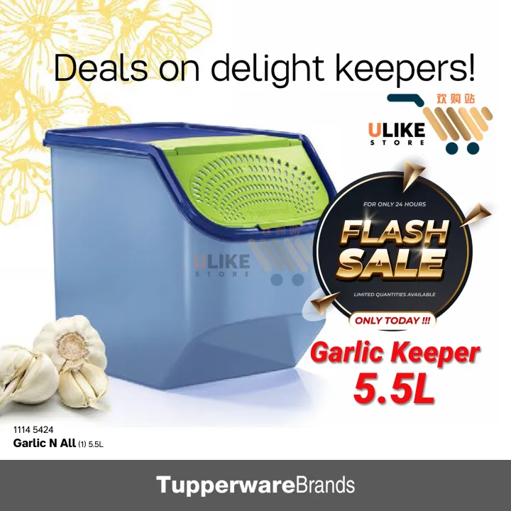 Tupperware Garlic N All / Garlic Keeper / 5.5L