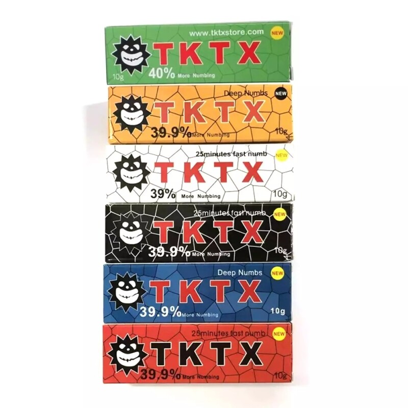 6 sản phẩm kem xăm tê hơn tktx 40% 25 phút màu trơn bán vĩnh viễn 10g