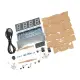KKmoon Compact 4-digit DIY Digital LED Clock Kit Light Control Temperature Date Time Display with Transparent Case. 