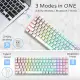 RK100 RK860 Hotswappable Keyboard Bluetooth Wireless 2.4G 3 Mode RK100 Mechanical Keyboard Black Blue Tea Red Switch Desktop Computer Notebook Mobile Phone Tablet. 