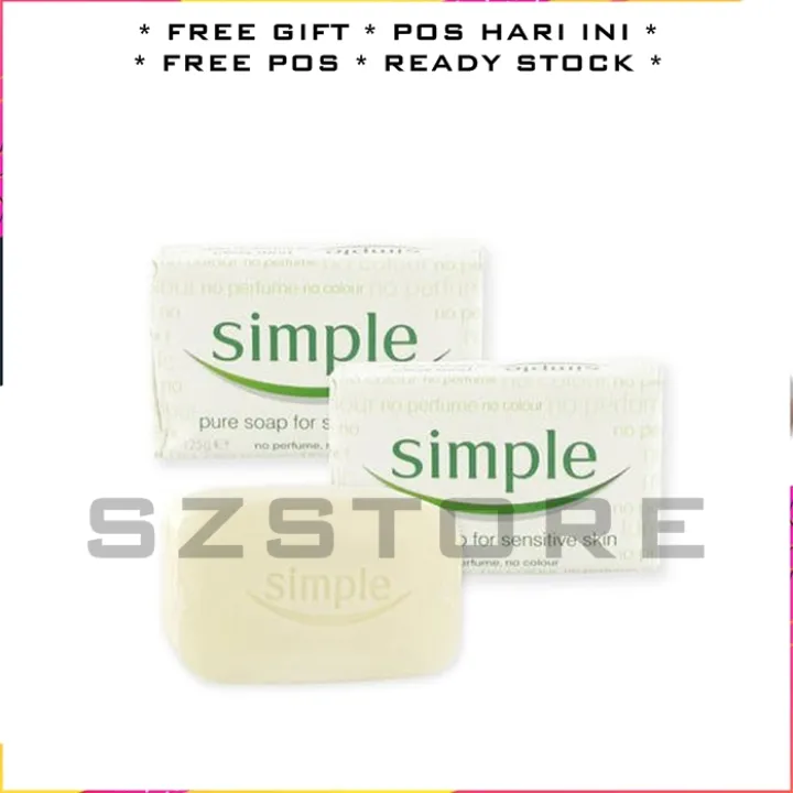 Simple Pure Soap For Sensitive Skin Sabun Khas Untuk Kulit Sensitif Psoriasis Eczema Itchy Skin Rash Ekzema Ruam Kulit Gatal Lazada