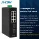 JT-COM Industrial 8-Port Gigabit Managed PoE Switch 4/8 Port 10/100/1000Mbps + 2 Port Gigabit SFP Slots DIN-Rail IP40 Standard IEEE802.3af/at. 
