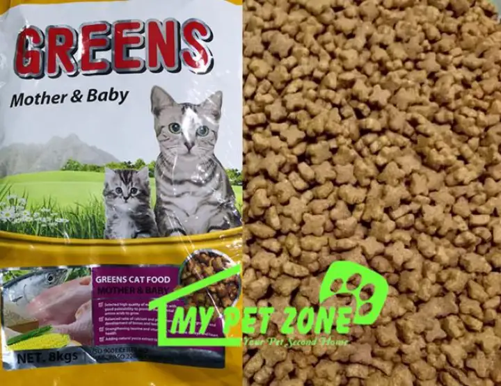 Greens Mother Baby Cat Food 1kg Repack Lazada