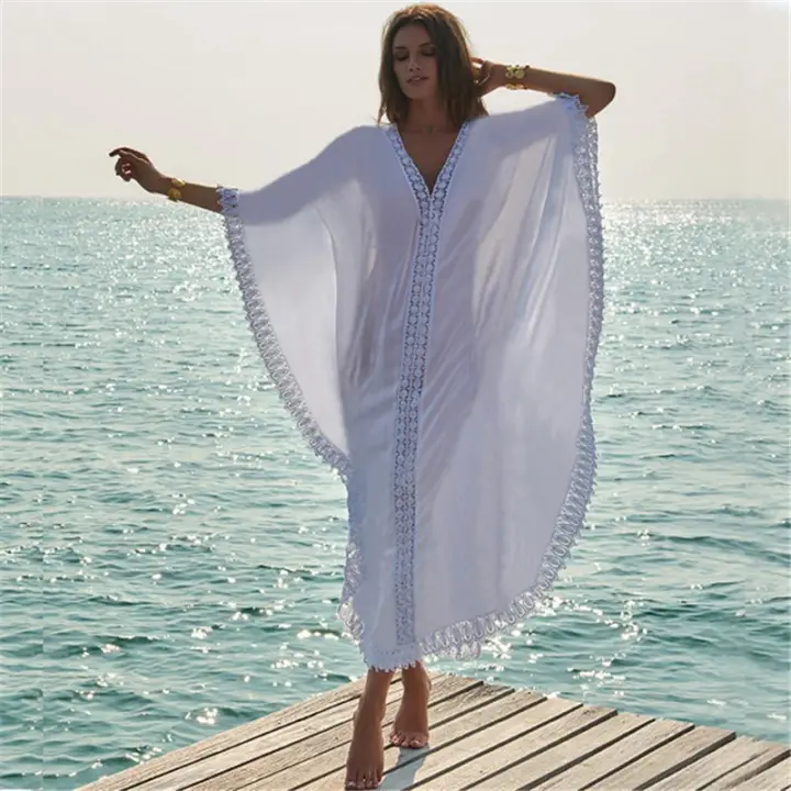 sheer caftan