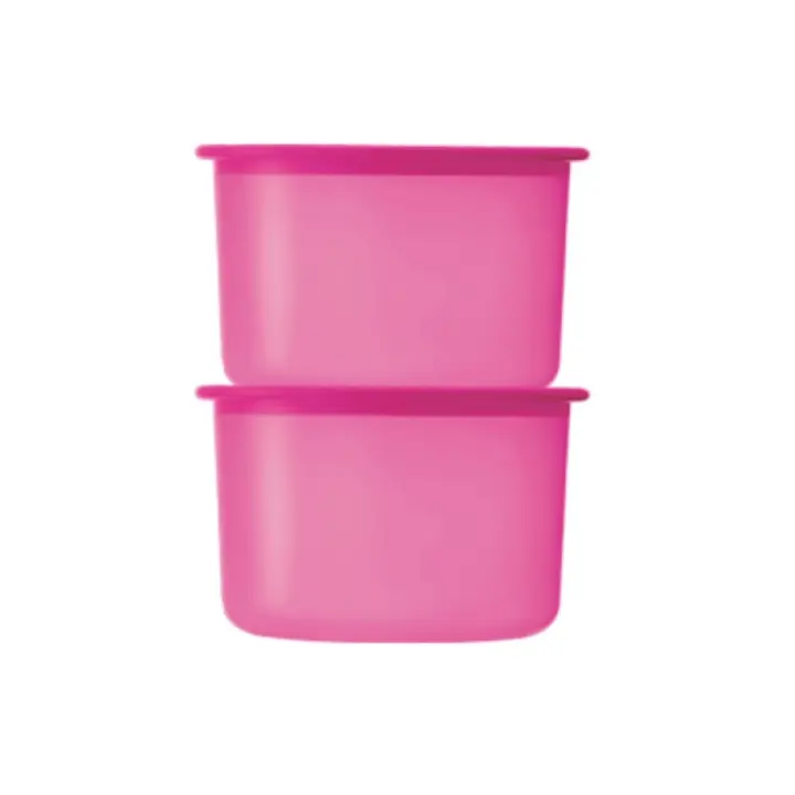 Tupperware Topper Junior 600ml (2pcs) - Pink color