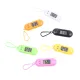 [The Gesh] Mini Oval Digital Watch Unisex Student Electronic Table Time Display Clock Hanging Keychain. 