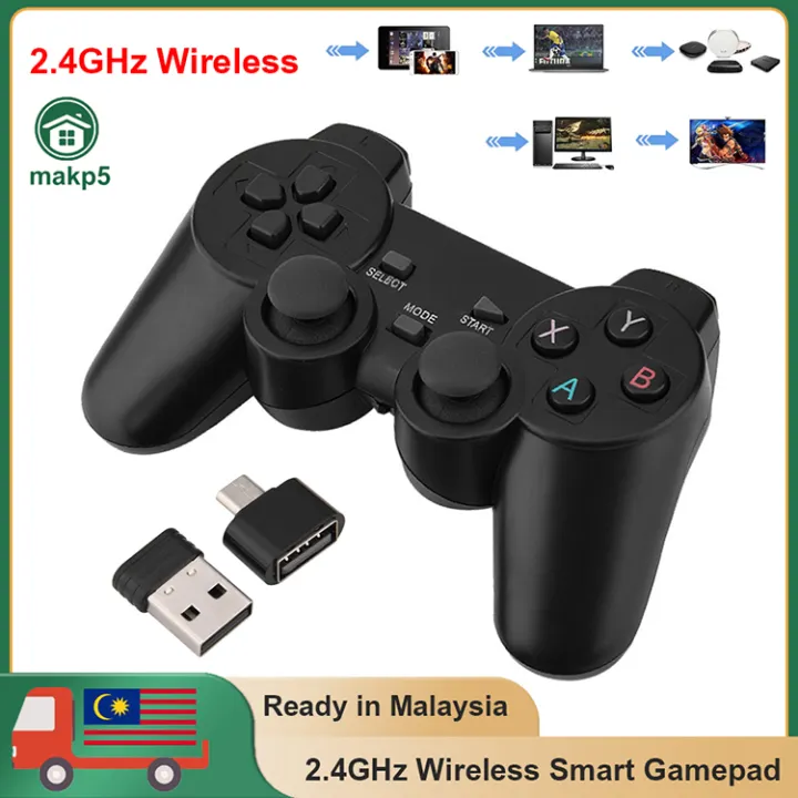 2.4GHz Wireless Smart Gamepad Game Controller for Android TV Box Mobile Phone bluetooth controller mobile Android tvbox games controller 游戏手柄