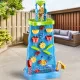 TEMI Water Table Waterfall Outdoor Toys for Kids Toddlers Boys Girls, Two-Sided Waterfall Tray Water Sand Activity Tables Outdoor Outside Toys. 