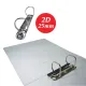 A4 2D 25mm PVC Ring File | Color Ring File | PVC File | Colour Ring File | White File / Fail Putih / 2D File. 