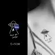 【Mars Tattoo】NEW Technology Magic, Long Lasting 2 Weeks, Semi-Permanent tattoo,Temporary Tattoo, tattoo sticker, Fake Tattoo, Cat, MNF175. 