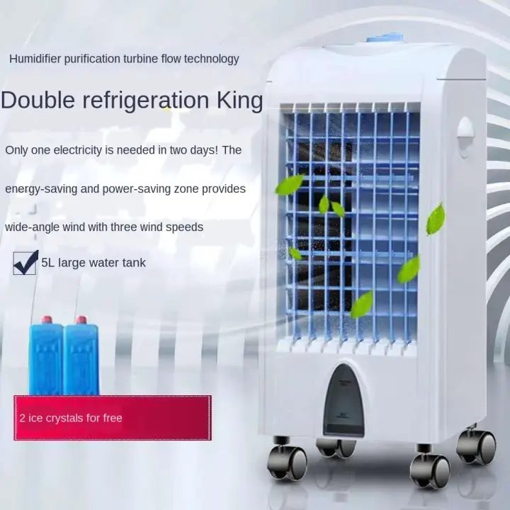 Portable Air Conditioner Air Conditioning Fan Water Ice Cooler Humidifier Room Lazada Singapore