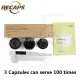 Recaps Nespresso Reusable Capsules Refillable. 