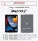 Dexnor Keyboard Case For iPad 7/8/9 10.2 inches Floating Cantilever Stand with Multi-Touch Trackpad  Wireless Bluetooth Keyboard Case. 