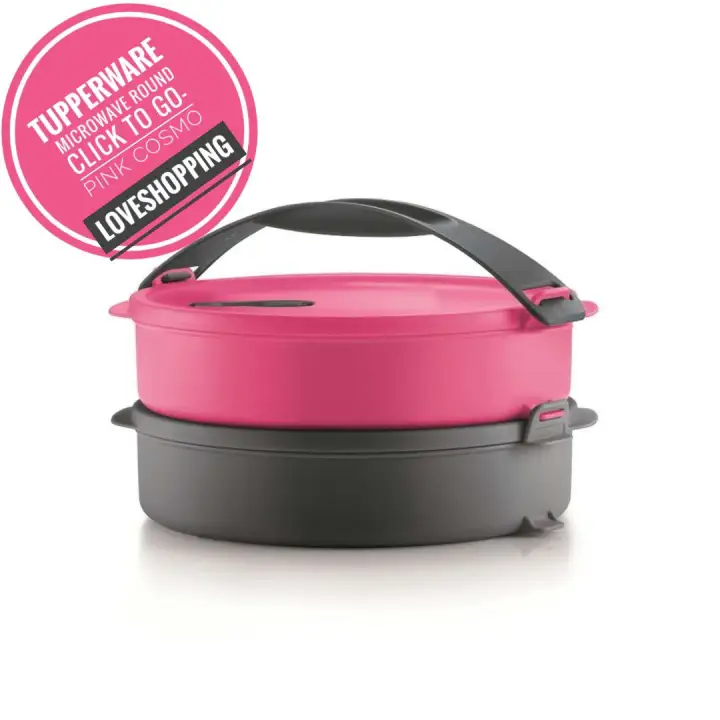 Tupperware Microwave round click to go