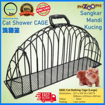 Beli sangkar mandi kucing Pada Harga Terendah Lazada.com.my - mandi
kucing