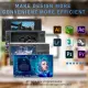 Macro Gaming Keyboard Knob 9 Key 2 Knob Programming One-handed Mechanical Keypad. 
