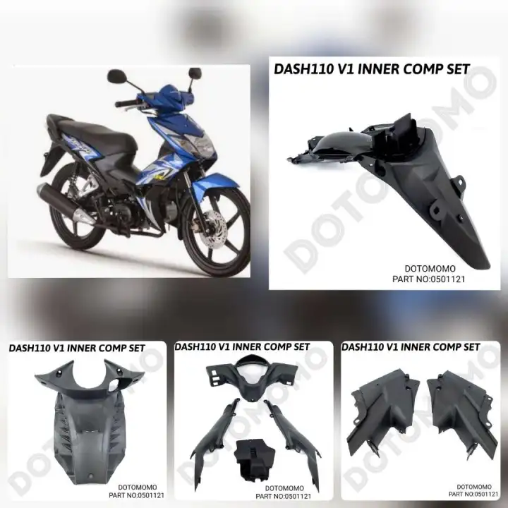 Wave Dash 110 V1 Dash110 V1 Honda Inner Body Cover Set Dotomomo Lazada