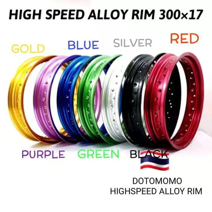 Highspeed Alloy Rim 3 00 X 17 3 00x17 Original Thailand Dotomomo Lazada