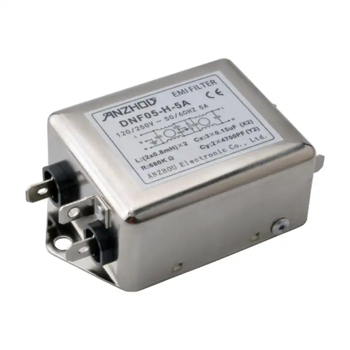 Power Line Filter DNF05-H-3A DNF05-H-5A DNF05-H-6A DNF05-H-10A DNF05-H-15A EMI Filter 10A 6A 3A 115/250V 50/60Hz Noise filter