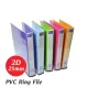 A4 2D 25mm PVC Ring File | Color Ring File | PVC File | Colour Ring File | White File / Fail Putih / 2D File. 