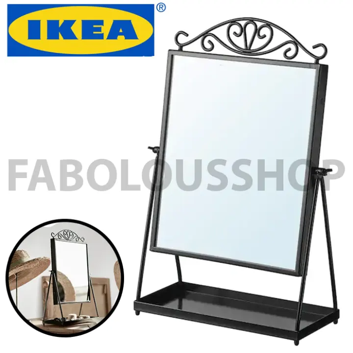 Ikea Karmsund Table Mirror Stainless, Rectangular Vanity Stand Mirror