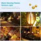 4×/Set Solar Torch Light LED Flickering Lighting Garden Path Dancing Flame Lamp -. 