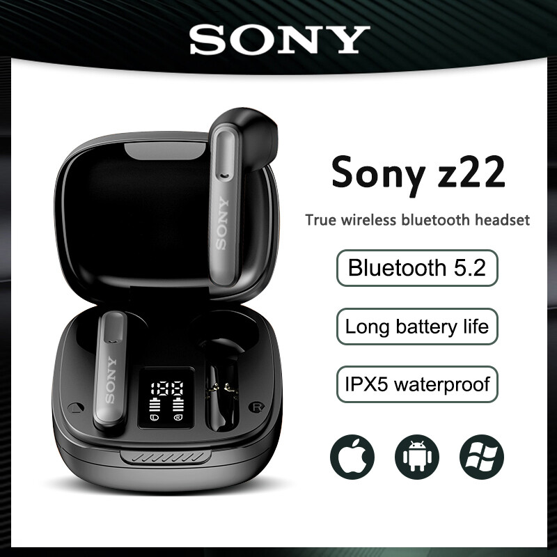 Sony z22 tai nghe không dây tai nghe nhét tai bluetooth v5.2 tai nghe bluetooth thể thao tai nghe âm nhạc stereo hifi kèm hộp sạc