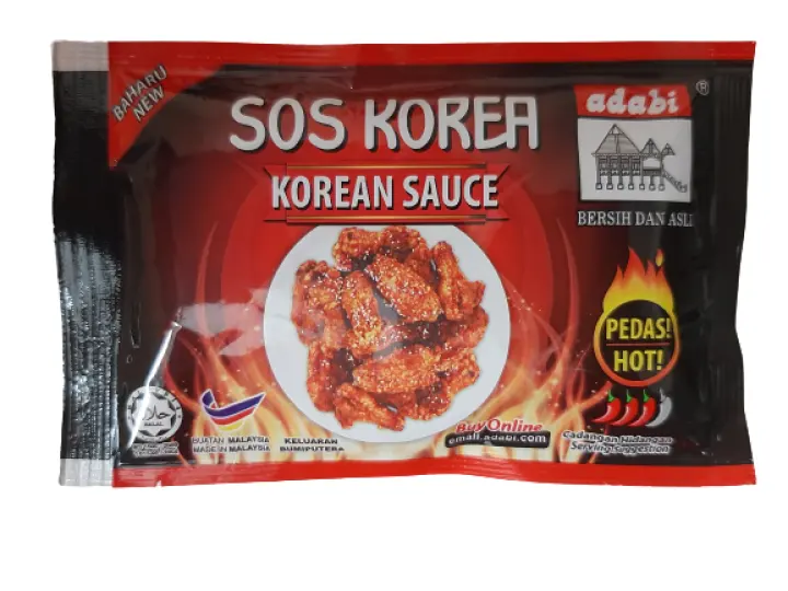 Hot Selling Product Sos Korea Adabi Korean Sauce Hot Pedas 60g Lazada