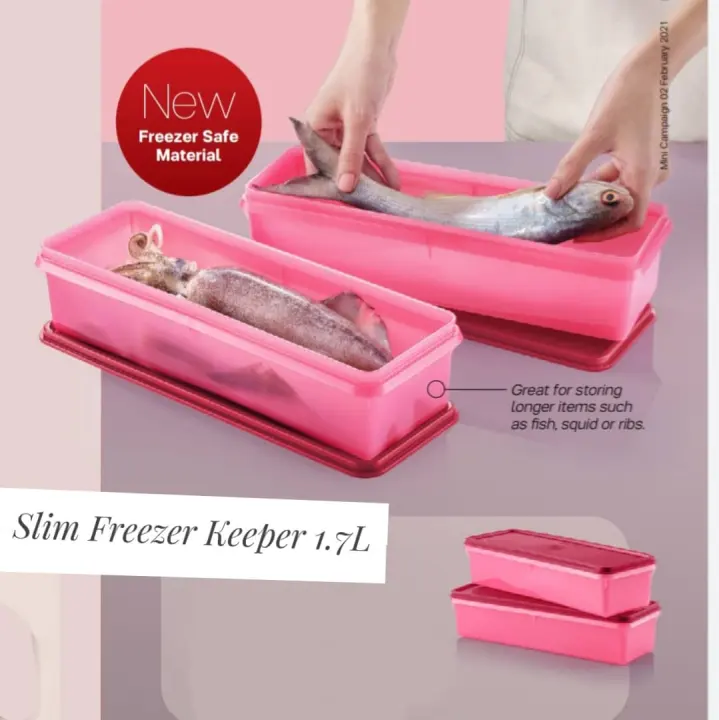 Tupperware Slim Freezer Keeper 1.7L(1pc/2pc)
