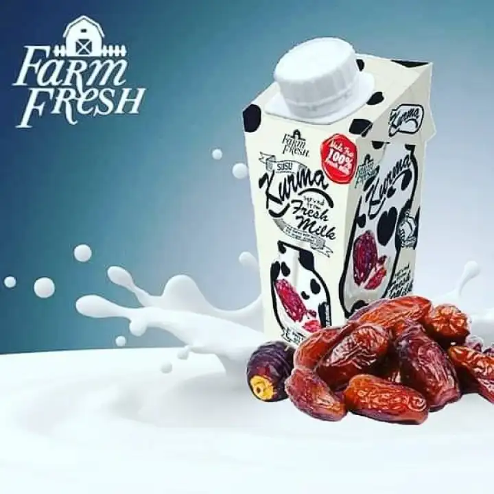 Ready Stock Farm Fresh Susu Kurma 200ml X 24pcs Lazada