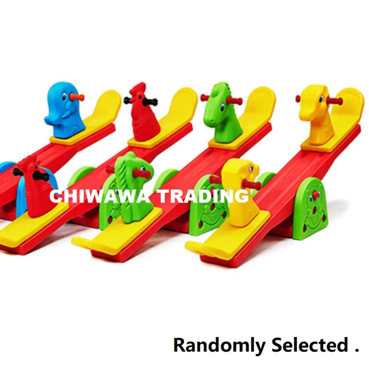 Seesaw Riding Rocking Pony Horse Animal Cartoon Kindergarten Toy For Baby Children Kid Jongkang Jongket Lazada