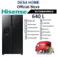 [FREE DELIVERY WITHIN KL] HISENSE RS700N4AWBUI 640L SIDE BY SIDE INVERTER FRIDGE. 