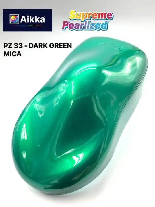 Aikka Pz33 Dark Green Supreme Pearlized 2k Car Paint Lazada - Metallic Green Car Paint Colors