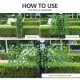 Smart Sensor Simulation Fence Fence Telescopic Fence Fake Flowers Green Leaves Outdoor Garden Fence Wall Guardrail Decorative Leaves Blocking Plants Small Fence-Little Creeper. 