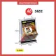masterborong  A4/A5/A6 Sizes Flip Menu Stand Display Table Stand with 6 Loose Leaf Flip Menu Berdiri 6 helai halaman. 