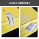 White Tamper Evident Stickers/Seals Warranty Void Seal sticker Adhesive Label sticker with Unique Serial Number High Security Label. 