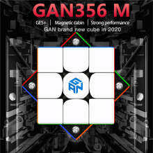 GANCUBE Original GAN356 M 2021 GAN356M Magnetic Rubik cube puzzle magic speed cube professional