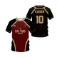 Jersey Futsal Football VL Replika Blue Lock Anime Bastard Munchen Men's Short sleeved T shirt Sports Garment. 