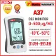 UNI-T A37 CO2 Air Analyzer Quality Meter Carbon Dioxide Detector Temperature Humidity Monitor Infrared NDIR Time Display. 