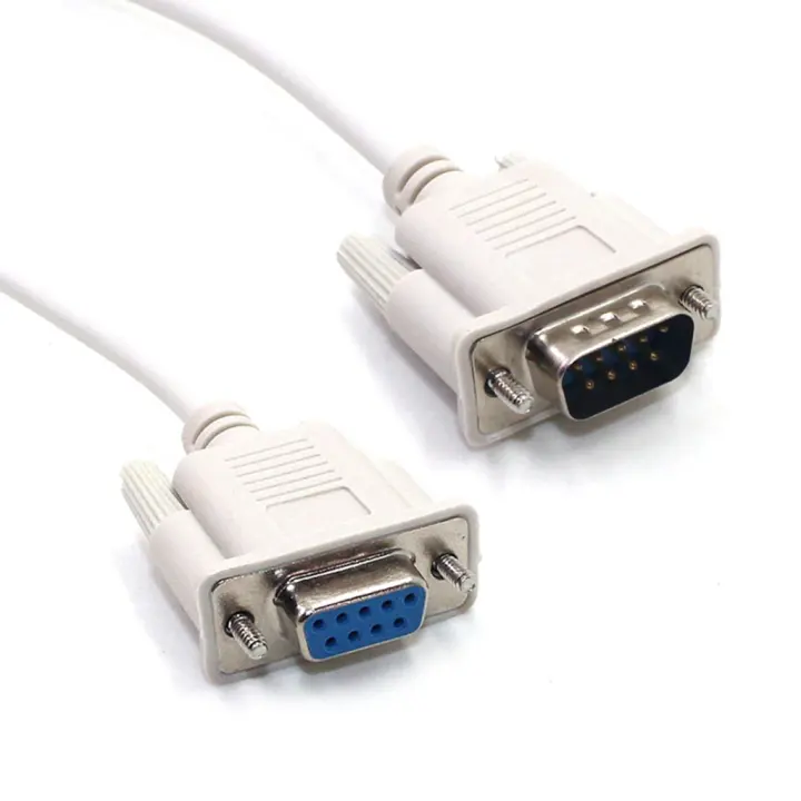 RS232 DB9 9 Pin Male to Female Serial Port Cable Industrial Adapter DB9-Pin PC Converter Extension Cable 1.3M/2.5M/4.5M