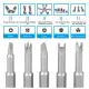 5Pcs 50mm Special-Shaped Screwdriver Set U-Shaped Y-Type Triangle Inner Cross Three Points Screwdriver Bit Tool. 
