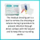 [1 SET] Connecx-Oxymecx Dressing Set(1pack)(NO forcep/1 forcep/3 forceps). 