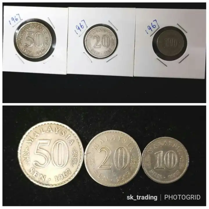 Malaysia Parliament Old Coins Duit Syiling Lama 10 Sen 20 Sen 50sen Tahun 1967 Satu Set 3 Biji 马來西安国会標梽10仙 2o仙 5o仙旧钱幣1 套 共3枚 Lazada
