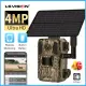 LS VISION 2K 4MP 4G Solar Alert Intelligent Trail Camera UCon APP Outdoor IP66 Waterproof CCTV Camera 0.2S Fast Wake-up PIR Ai Move Tracking Automatic Recording Wildlife Camera for Garden Yard Farms. 